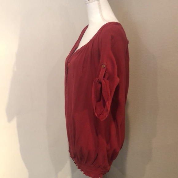 Motherhood Maternity Cotton Gauze Top XL - Picture 2 of 8